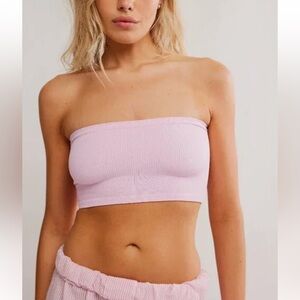 Free People Amelia Bandeau in Pink Tulle Size XS/S & L/XL NWT